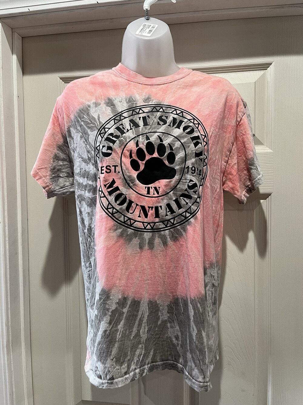 Great Smoky Mountains Gatlinberg Pigeon Forge T Shirt Unisex Size Medium Tie-Dye
